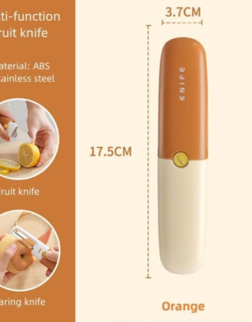 Multifunctional Stainless Steel Fruit Knife Peeler